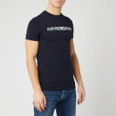 Emporio Armani Men's Italy Logo T-Shirt - Navy