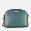 Kate Spade New York Women's Sylvia Small Dome Cross Body Bag - Deep Evergreen Metallic