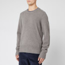 Maison Margiela Men's Elbow Patches Knitwear - Warm Grey