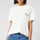 Maison Kitsuné Men's Double Fox Head Patch T-Shirt - Latte