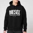 Diesel Men's Division Diesel Logo Hoodie - Black