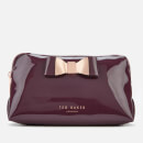 Ted Baker Women's Vivekah Bow Detail Makeup Bag - Deep Purple