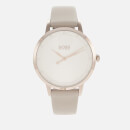 BOSS Hugo Boss Women's Twilight Leather Strap Watch - Rouge/SWH