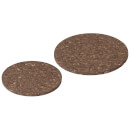 Broste Copenhagen Bill Cork Coaster - Dark Natural (Set of 2)