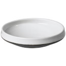 Broste Copenhagen Esrum Wide Stoneware Bowl - Ivory/Grey (Set of 6)