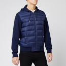 Polo Ralph Lauren Men's Hybrid Down Fill Hooded Bomber Jacket - Navy