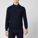 Polo Ralph Lauren Men's Waffle Pima Crew Jumper - Navy Heather