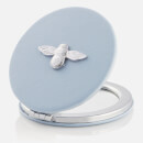 Olivia Burton Women's 3D Bee Compact Mirror - Chalk Blue/Silver
