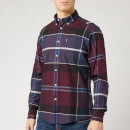 Barbour Men's Cannich Long Sleeved Shirt - Merlot