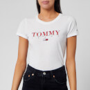Tommy Jeans Women's Essential Slim Logo T-Shirt - Classic White