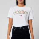 Tommy Jeans Women's Neon Collegiate T-Shirt - Classic White