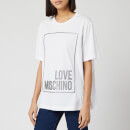 Love Moschino Women's Logo Box T-Shirt - White