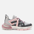 Bronx Women's Seventy Street Running Style Trainers - Black/Grey/Blush