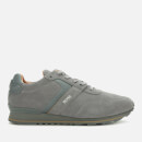 BOSS Hugo Boss Men's Parkour Runn Suede Running Style Trainers - Grey