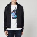 BOSS Men's Kennsington Hybrid Full Zip Hoodie - Navy