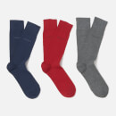 BOSS Hugo Boss Men's 3 Pack Gift Set - Navy/Grey/Red