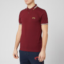 BOSS Men's Paul Curved Polo Shirt - Dark Pink