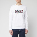 HUGO Men's Dicago 201 Crew Neck Sweatshirt - White