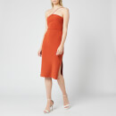 Bec & Bridge Women's Ruby Asym Midi Dress - Rust