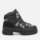 Ganni Women's Sporty Hiking Style Boots - Black