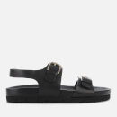 Grenson Men's Lennox Leather Double Strap Sandals - Black