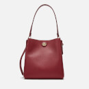 Coach Women's Polished Pebble Leather Charlie Bucket - Deep Red