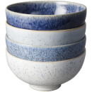 Denby Studio Blue 4 Piece Rice Bowl Set