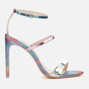 Sophia Webster Women's Rosalind Triple Strap Heeled Sandals - Mermaid Glitter