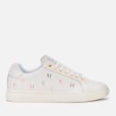 Paul Smith Women's Lapin Leather PS Letters Cupsole Trainers - White