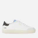 Axel Arigato Women's Clean 90 Triple Glitter Leather Cupsole Trainers - White/Black/Light Blue