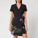 Ted Baker Women's Mizalia Highland Wrap Front Dress - Black