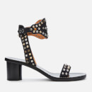 Isabel Marant Women's Jaleo Suede Block Heeled Sandals - Faded Black