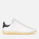 Isabel Marant Women's Bryvee Leather Low Top Trainers - Yellow