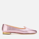 Charlotte Olympia Women's Metallic Kitty Flats - Pink