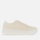 Vagabond Women's Zoe Suede Platform Trainers - Off White