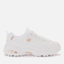 Skechers Women's D'Lites Fresh Start Trainers - White/Rose Gold