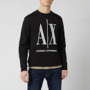Armani Exchange Men's Large AX Sweatshirt - Black