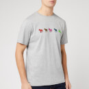 PS Paul Smith Men's Regular Fit Zebra Repeat T-Shirt - Grey
