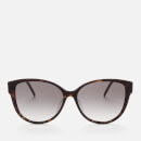 Saint Laurent Women's SLM48S Oversized Acetate Sunglasses - Havana/Gold
