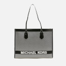 MICHAEL MICHAEL KORS Women's Bay Large Tote Bag - Black/White