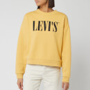 Levi's Women's Graphic Diana Crew Neck Sweatshirt - Yellow