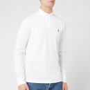 Polo Ralph Lauren Men's Custom Slim Fit Long Sleeve Polo Shirt - White