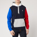 Polo Ralph Lauren Men's Double Knit Pop Over Hoody - Aviator Navy/Multi