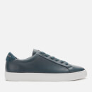 Kurt Geiger London Men's Donnie Leather Cupsole Trainers - Navy