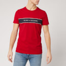 Tommy Hilfiger Men's Chest Logo T-Shirt - Red