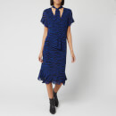 MICHAEL MICHAEL KORS Women's Mix Tie Dress - Black/Twilight