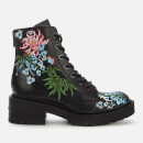 KENZO Women's Pike Lace Up Boots - Black