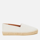 KENZO Women's Classic Tiger Head Leather Espadrilles - White