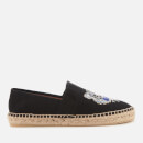KENZO Women's Tiger Head Elastic Espadrilles - Black