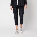 Superdry Women's Edit Sapporo Pants - Navy Stripe